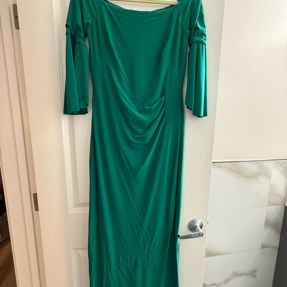 Ralph Lauren Green Long Sleeve Dress